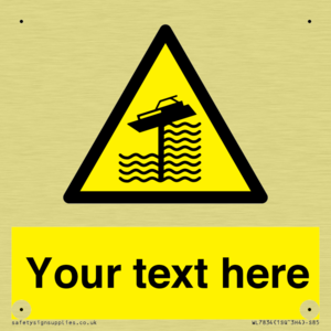 Custom warning grounding on weir